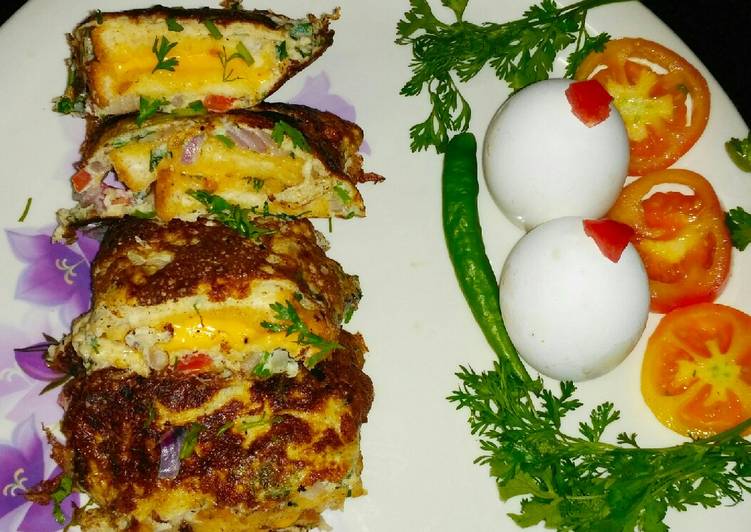 Easiest Way to Make Any-night-of-the-week Bread omelette
