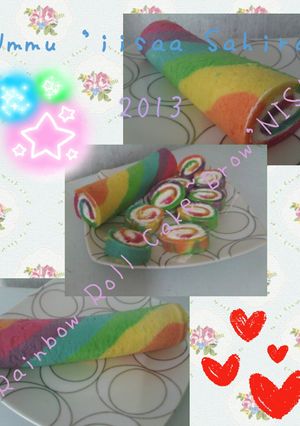 Foto resep Bolu Gulung Rainbow