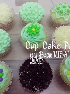 Foto resep Cup Cake Pandan