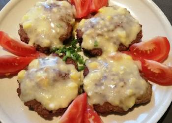 How to Make Appetizing Beef Patties in White Sauce