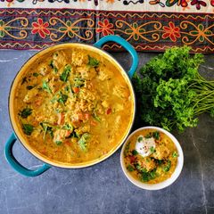 A picture of Mullagatawny Soup.