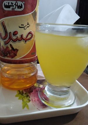 A picture of Sandal sharbat.