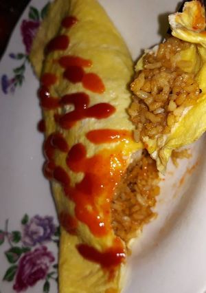 Foto resep OMLETE Nasi goreng
