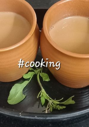 A picture of Tulsi and Lemongrass Tea.