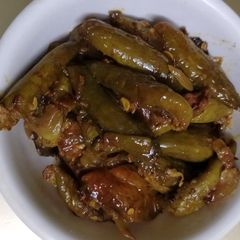 A picture of Kundru ki sabzi.
