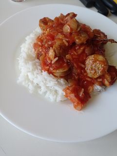 Une photo de Rougail saucisse