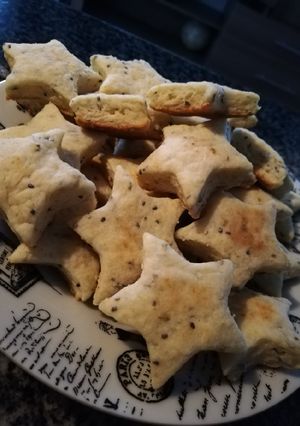Una foto de Galletas de orégano, queso y Chía