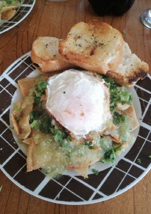 Una foto de Chilaquiles