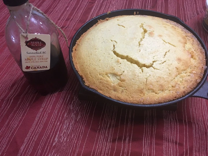 Easy Way Make Cornbread (Plain) in da frying pan the Delicious You can take Joss in your mouth