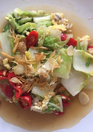 Foto resep Tumis sawi putih