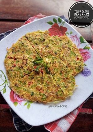Foto resep Telur Dadar Pare Khas Pontianak