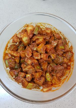 A picture of Mango pickle.