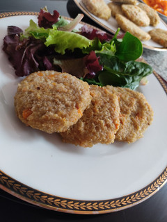 Una foto de Tortitas de quinoa y verduras