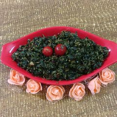 A picture of Chaulai ka saag.