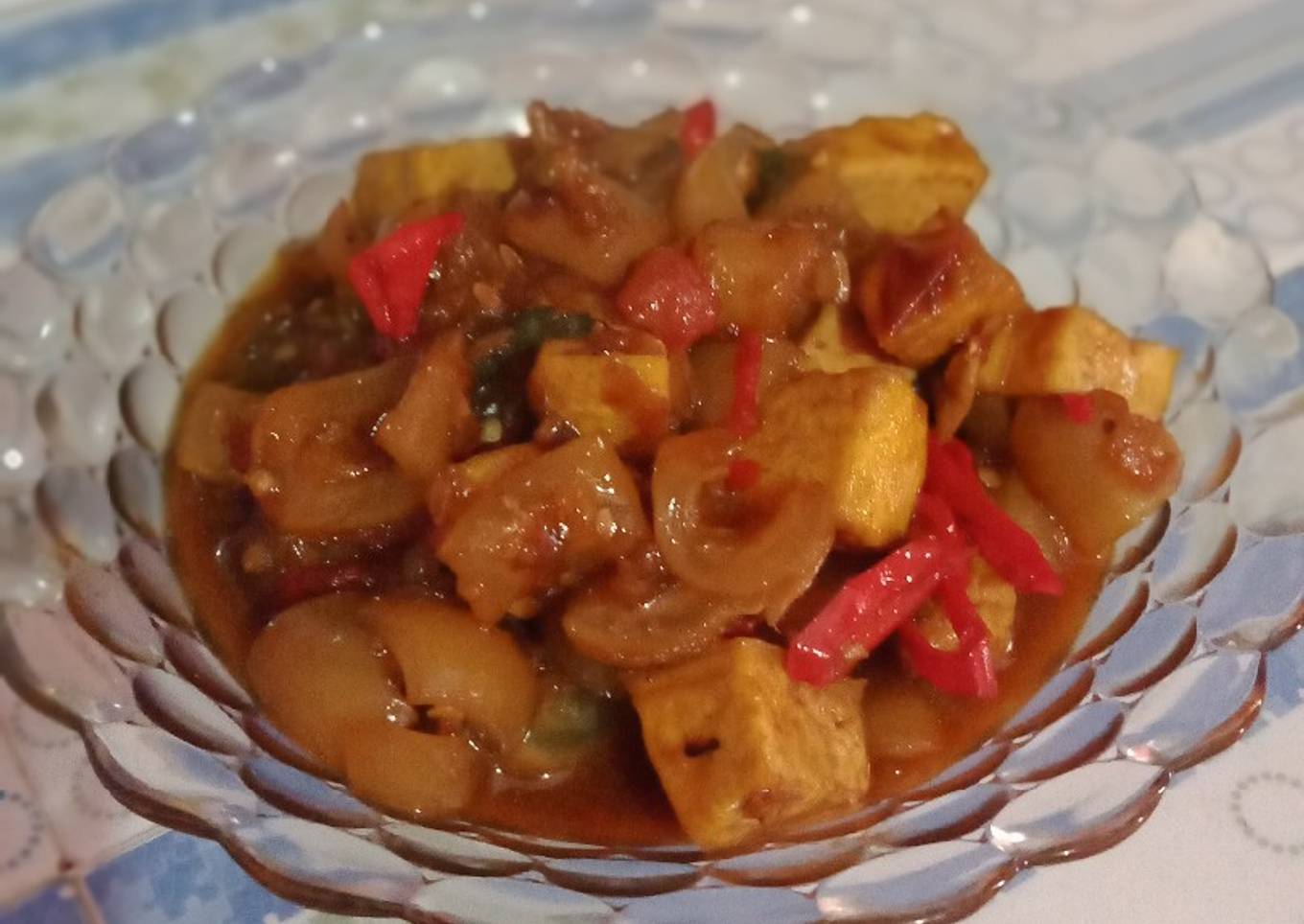 Kikil kecap pedas