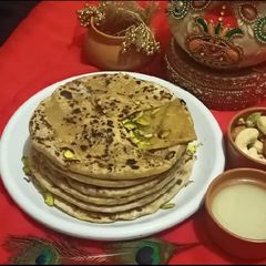 A picture of Shahi Puran poli.