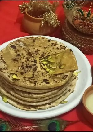A picture of Shahi Puran poli.