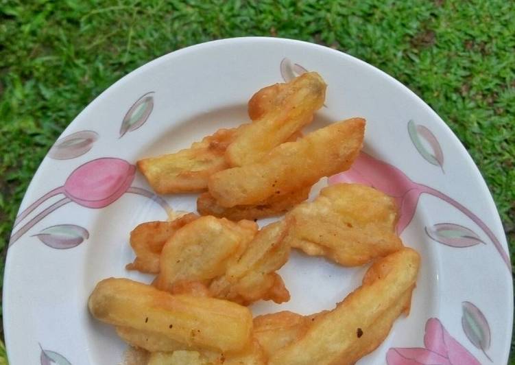 Ubi Goreng Tepung Renyah Kriuk 👍