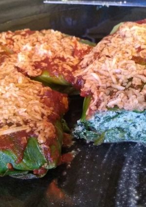 Una foto de Canelones de ricota sin harina