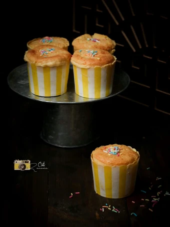 Langkah Gampang Membuat Resep  Banana cheese muffin yang Lezat, Bisa Manjain Lidah
