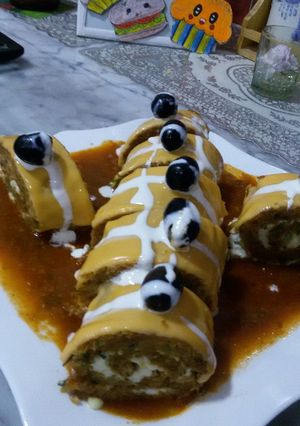 صورة لوصفة رولي البطاطاالمبروشة