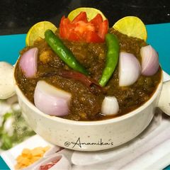 A picture of Chana Masala Punjabi Style.