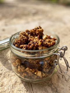 Una foto de Granola casera en Airfryer