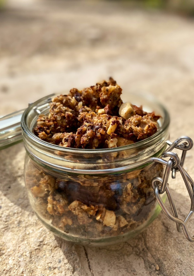 Una foto de Granola casera en Airfryer