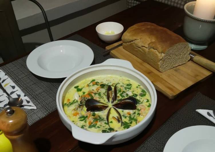 Steps to Make Quick Seafood Chowder