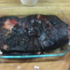 A picture of Smoked corned beef brisket.
