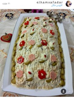 عکسی از دستور سالاد الویه های الهام پز