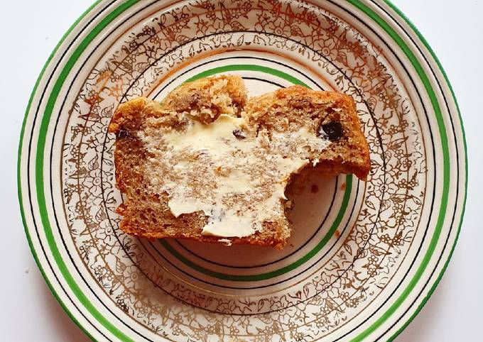 Hot Crossed Banana Bread