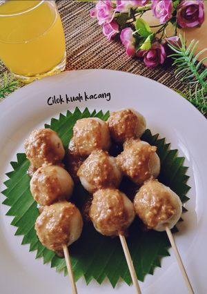 Foto resep Cilok kuah kacang