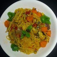 Jollof spagetti A picture of Jollof spagetti.