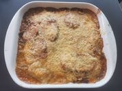 Une photo de moussaka