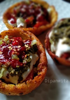 আলু কটোরি ফ্রুট চাট(aloo katori fruit chat recipe in Bengali) রেসিপির প্রধান ছবি