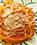 Spaghetti veganos all'assasina