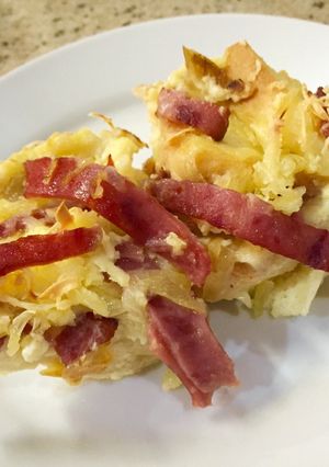 Foto resep Savory Beef Bread pudding