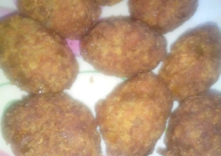 Recipe of Any-night-of-the-week Besan ke aloo cutlet
