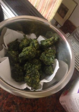 Una foto de Buñuelos de espinaca