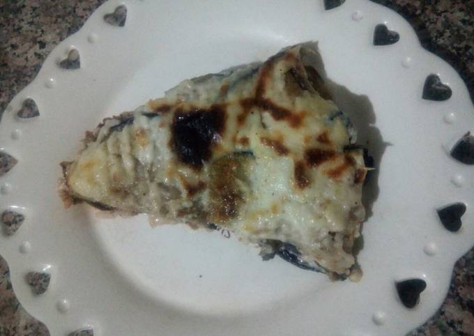 Simple Way to Make Quiche sans pâte aux aubergines