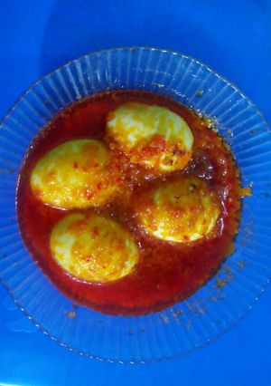Foto resep Sambal Telur Malas