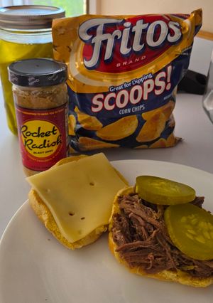 A picture of Slow Cooker Shredded Beef Sandwiches.