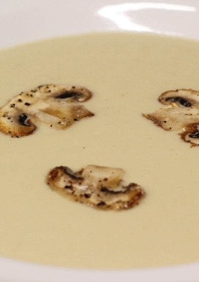 Una foto de Crema de champiñones