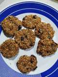 Galletita de banana y avena