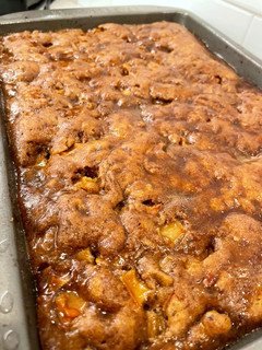 A picture of Apple Cake.