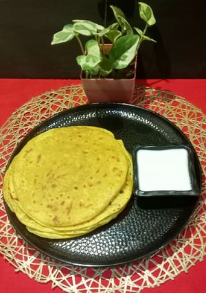 A picture of Puran Poli.