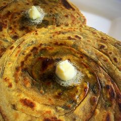 A picture of Mint Lacchha Parantha.