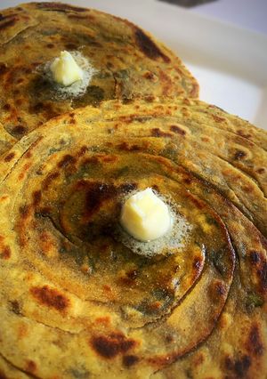 A picture of Mint Lacchha Parantha.