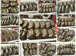 صورة لوصفة سويسرول الباونتي بفتات الكيك